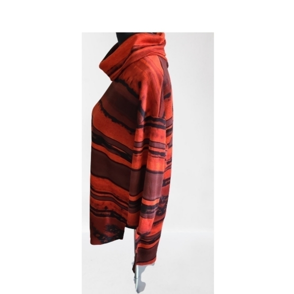 ARTEX Cowl Neck Tunic Top Made In Canada Size Medium NWT - Picture 5 of 10
